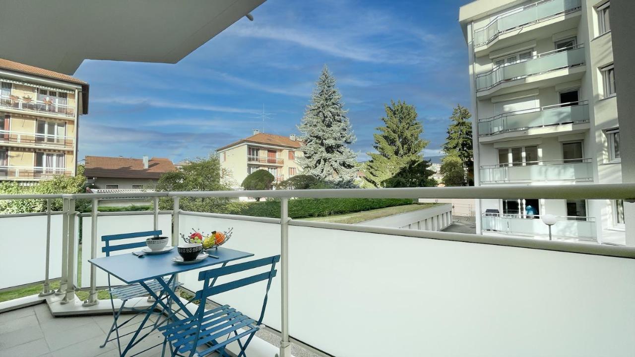 Homey Wood - New - Appartement Avec Une Chambre - Parking Prive Gratuit - Balcon Prive - A 5 Min De La Gare Pour Rejoindre Geneve Annemasse Εξωτερικό φωτογραφία