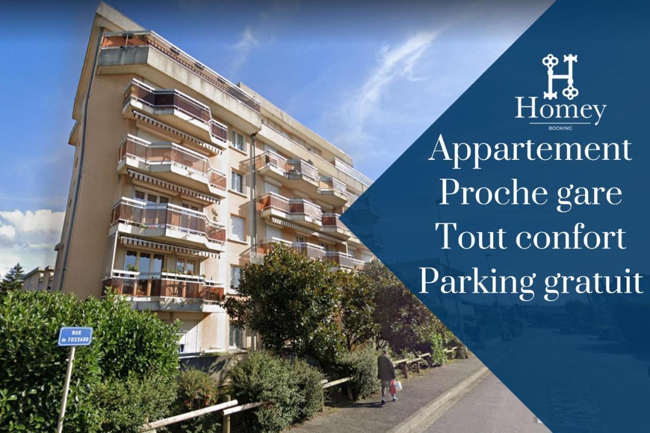 Homey Wood - New - Appartement Avec Une Chambre - Parking Prive Gratuit - Balcon Prive - A 5 Min De La Gare Pour Rejoindre Geneve Annemasse Εξωτερικό φωτογραφία